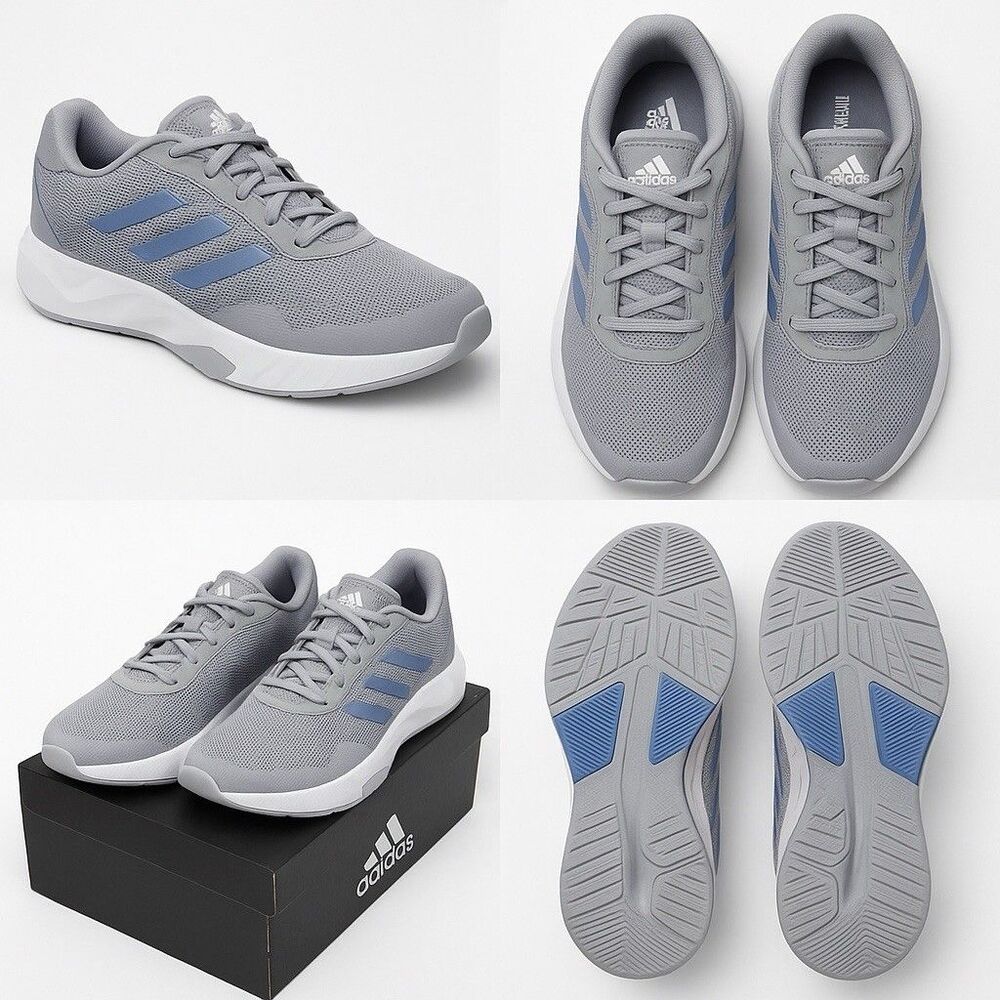 NEW Adidas Women’s AmpliMove Trainer Shoes Gray Blue Size 6 Running Sneakers